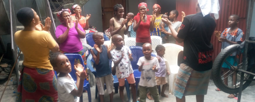 During a feasting even at Okrika Branch of Oil of Joy Ministries International Inc.