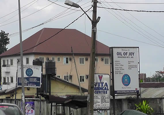 The Land mark after you must have passed a junction after UPE Junction, This is what you'll see to know you're close.