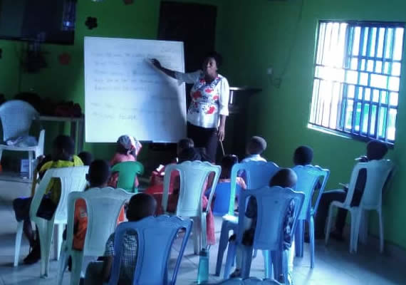 The Kids section during a Sunday Service. The Children in this 